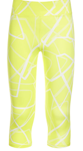 Legging Capri com Estampa Geo para Meninas ID Ideology Big Girl, Verde, Tamanho X-Grande