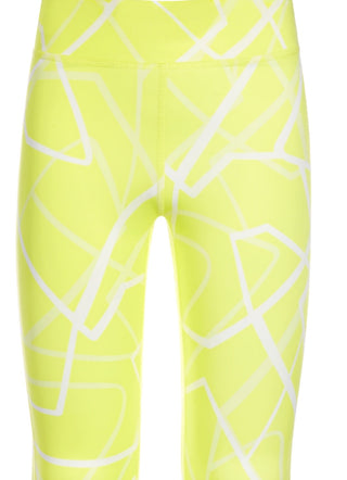 Legging Capri com Estampa Geo para Meninas ID Ideology Big Girl, Verde, Tamanho X-Grande