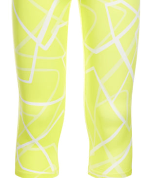 Legging Capri com Estampa Geo para Meninas ID Ideology Big Girl, Verde, Tamanho X-Grande