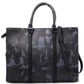 INC International Concepts Pasta Masculina Camuflagem em Couro Sintético Azul Tamanho Regular