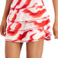 ID Ideology Tornado Twist Saia-calça Estampada Feminina Vermelha Tamanho X-S