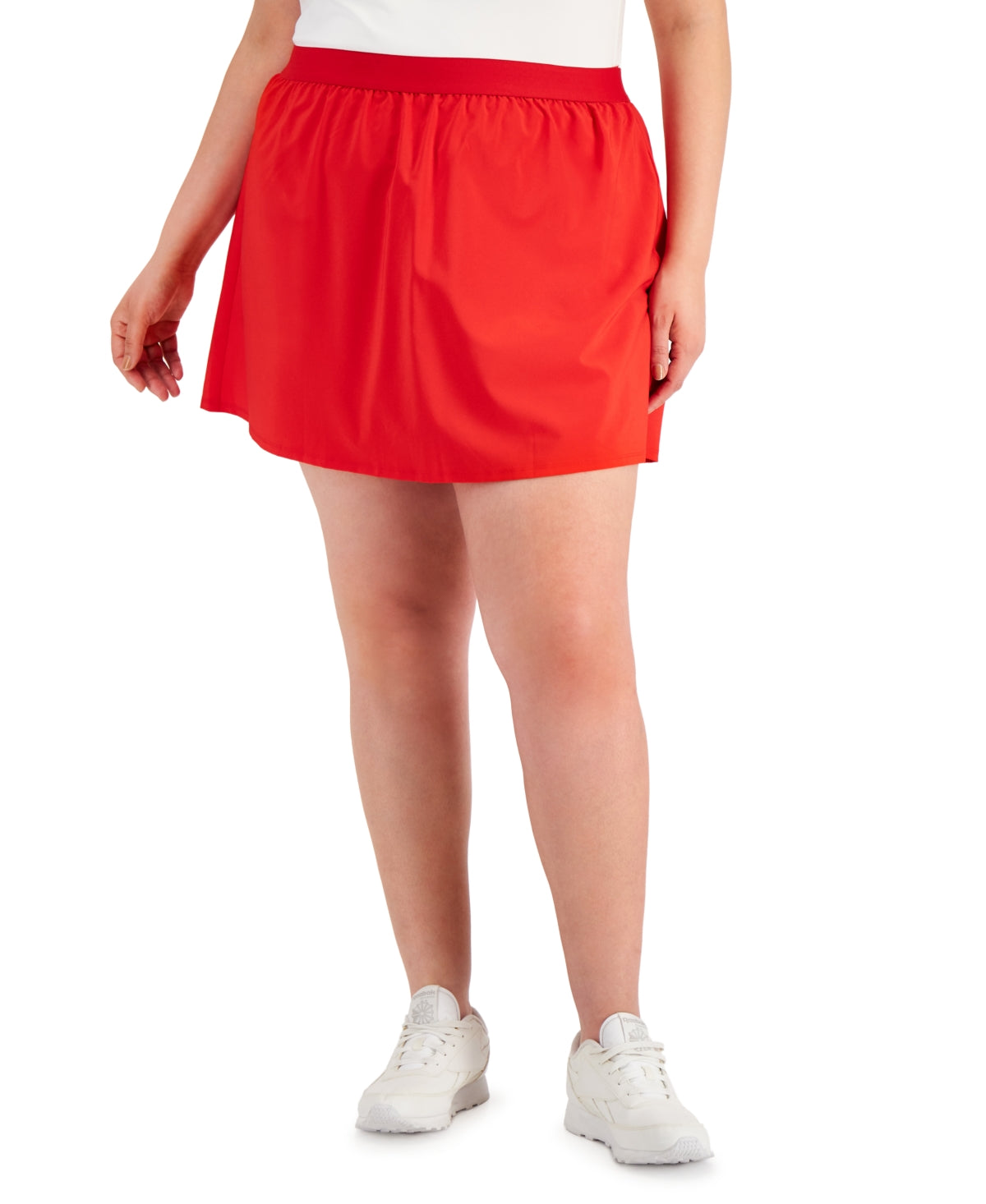 ID Ideology Saia-calça feminina vermelha, tamanho 1X