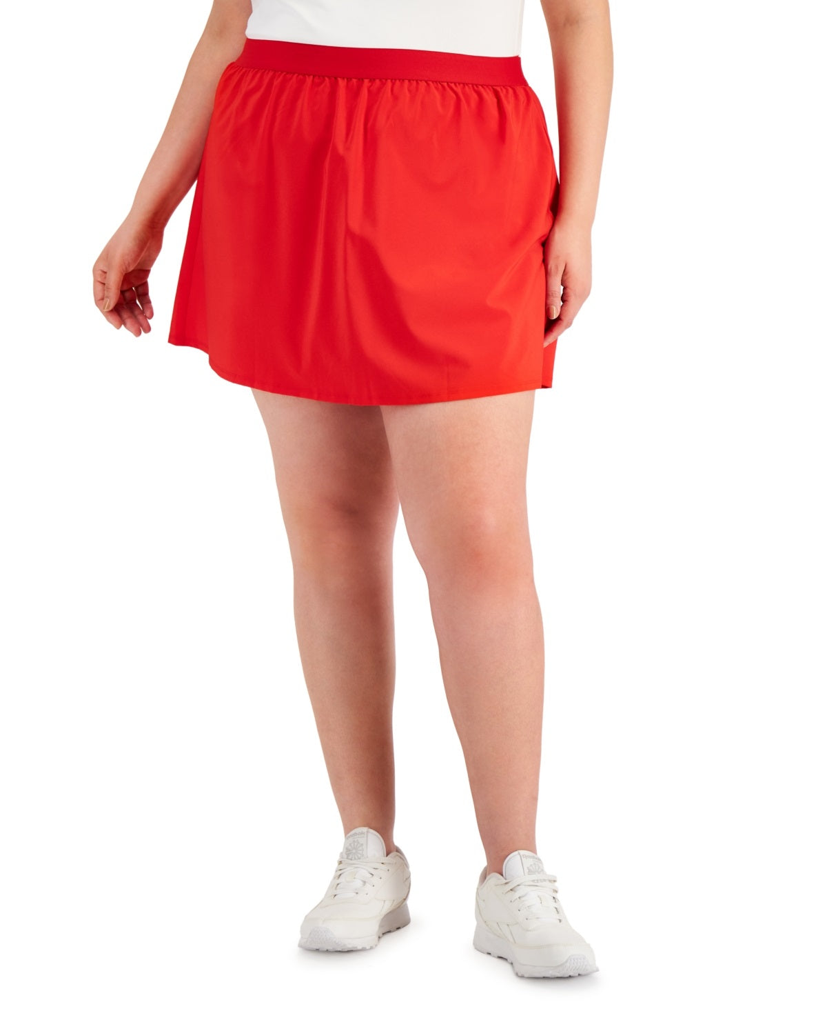 ID Ideology Saia-calça feminina vermelha, tamanho 2X
