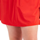 ID Ideology Saia-calça feminina vermelha, tamanho 2X