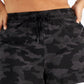 ID Ideology Shorts de corrida feminino Camp Print preto tamanho 4X