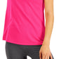 Camiseta feminina ID Ideology Mesh Rosa Tamanho P