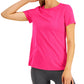 Camiseta feminina ID Ideology Mesh Rosa Tamanho P