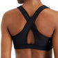 Sutiã esportivo feminino ID Ideology Performance Medium Impact, preto, tamanho médio