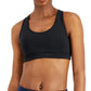 Sutiã esportivo feminino ID Ideology Performance de impacto médio, preto, tamanho 2XL