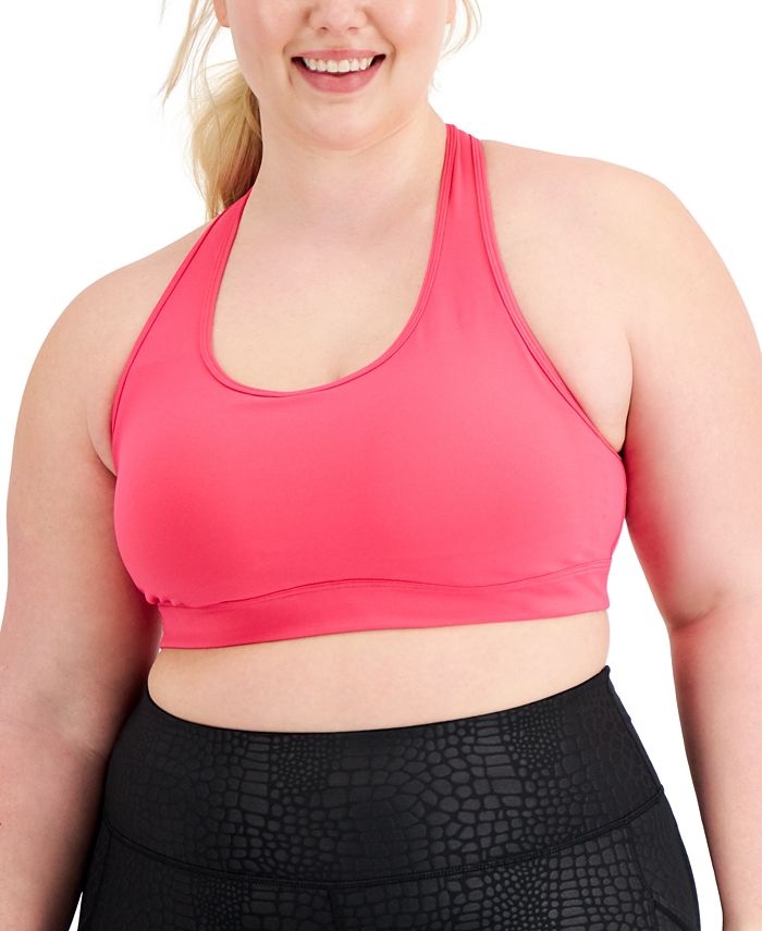Sutiã esportivo feminino ID Ideology de impacto médio rosa tamanho 3X