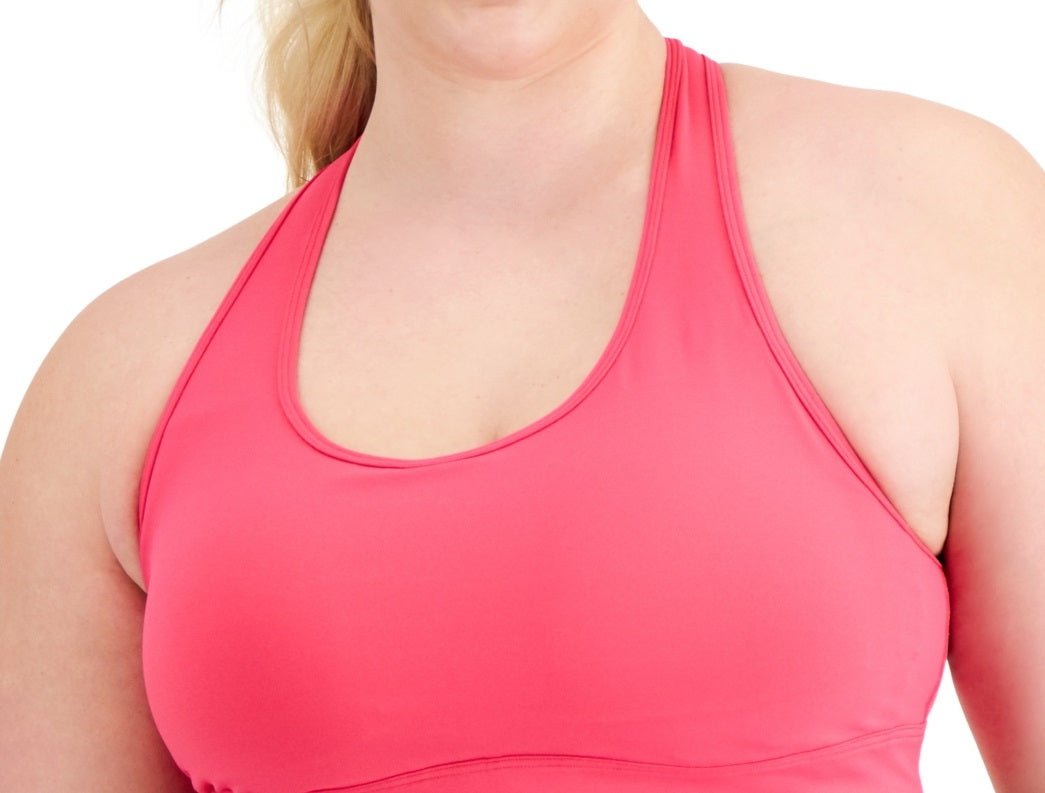 Sutiã esportivo feminino ID Ideology de impacto médio rosa tamanho 3X