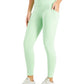 ID Ideology Leggings femininas de compressão, cintura alta, bolso lateral, comprimento 7/8, verde, tamanho grande