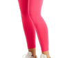 ID Ideology Leggings femininas de compressão, cintura alta, bolso lateral, comprimento 7/8, rosa, tamanho médio
