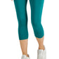 ID Ideology Leggings femininas de compressão com cintura alta e bolso lateral, verde, tamanho grande