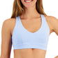Sutiã esportivo feminino ID Ideology de baixo impacto, azul, tamanho médio