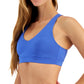 Sutiã esportivo feminino ID Ideology de baixo impacto, azul, tamanho extragrande