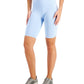 ID Ideology Shorts de ciclismo feminino de compressão de cintura alta 10, azul, tamanho médio