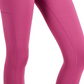 ID Ideology Leggings femininas de compressão com bolso, comprimento total, roxas, tamanho pequeno e pequeno