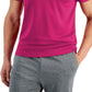 Camisas de gola redonda com absorção de umidade Ideology masculinas grandes e altas, rosa, tamanho XXX-G