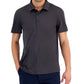 Camisa polo masculina ID Ideology Interlock Performance cinza, tamanho médio