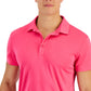 Camisa polo masculina ID Ideology Interlock Performance rosa tamanho XX-G