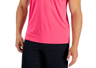 Camisa polo masculina ID Ideology Interlock Performance rosa tamanho XX-G