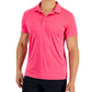 Camisa polo masculina ID Ideology Interlock Performance rosa tamanho XX-G