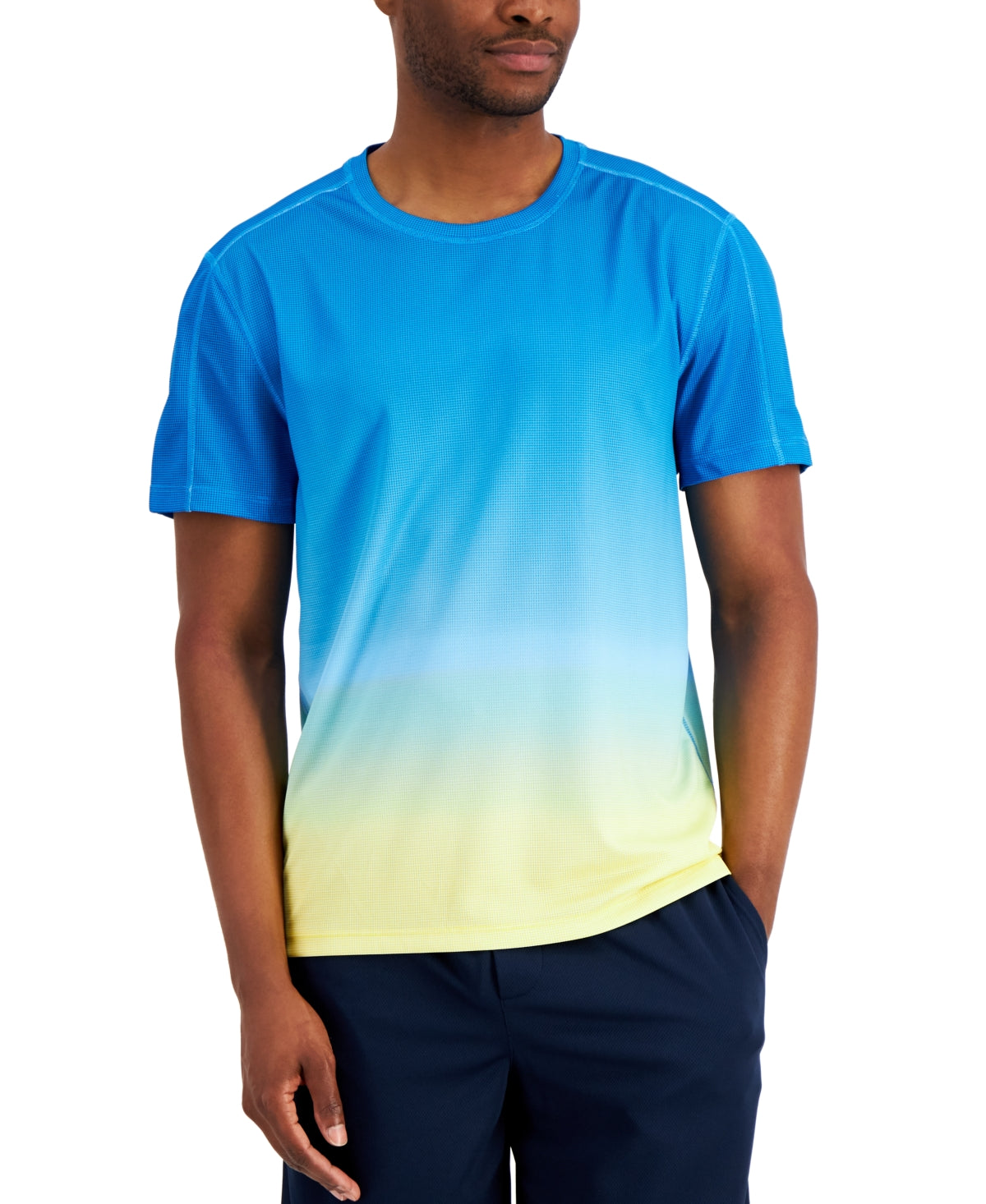 Camiseta masculina ID Ideology Ombre Azul Tamanho 48