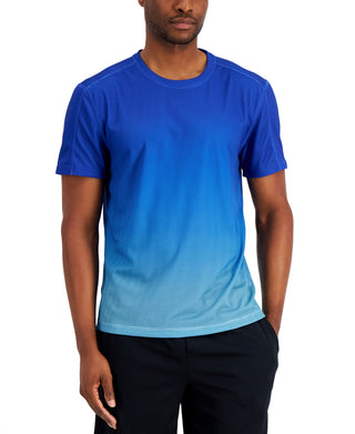Camiseta masculina ID Ideology Ombre azul tamanho XXX-G