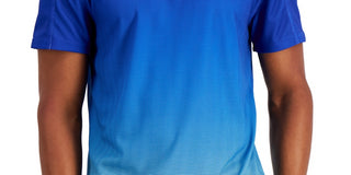 Camiseta masculina ID Ideology Ombre azul tamanho XXX-G