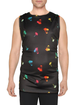 Camiseta regata masculina Ideology Big &amp; Tall Performance Active preta tamanho 3X