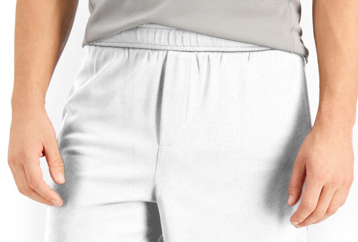 ID Ideology Shorts de malha masculino, branco, tamanho extragrande