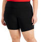 Shorts de ciclismo feminino ID Ideology preto tamanho 1X