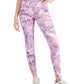ID Ideology Leggings femininas de compressão com bolso lateral estampado 7/8, roxas, tamanho extragrande