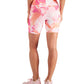 ID Ideology Calções de ciclismo femininos Floating Petals de 7 polegadas, rosa, tamanho médio