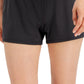 ID Ideology Shorts de corrida femininos de malha sólida, preto, tamanho pequeno