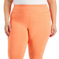 Leggings Cropped Femininas ID Ideology Laranja Tamanho 3X