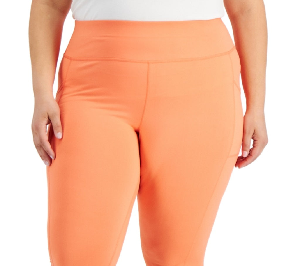Leggings Cropped Femininas ID Ideology Laranja Tamanho 3X