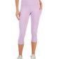 ID Ideology Leggings femininas de compressão com cintura alta e bolso lateral, tamanho médio, roxas