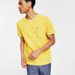 Camiseta masculina com bolso e zíper INC International Concepts, amarela, tamanho médio