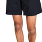 Calções de ganga Chambray com 7 costuras internas e frente lisa, preto, tamanho 34, da INC International Concepts para homem