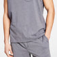 Pijama masculino Sun + Stone Sun Washed Knit Tank Top cinza tamanho médio