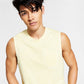 Pijama masculino Sun + Stone Sun Washed Knit Regata amarela tamanho grande