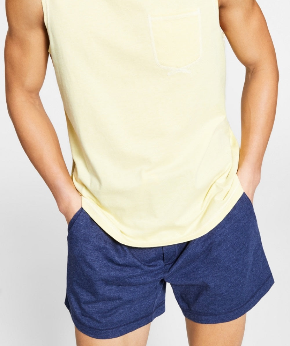 Pijama masculino Sun + Stone Sun Washed Knit Regata amarela tamanho grande