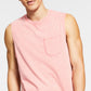Pijama masculino Sun + Stone Sun Washed Knit Regata Laranja Tamanho Médio