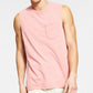 Pijama masculino Sun + Stone Sun Washed Knit Regata Laranja Tamanho Médio