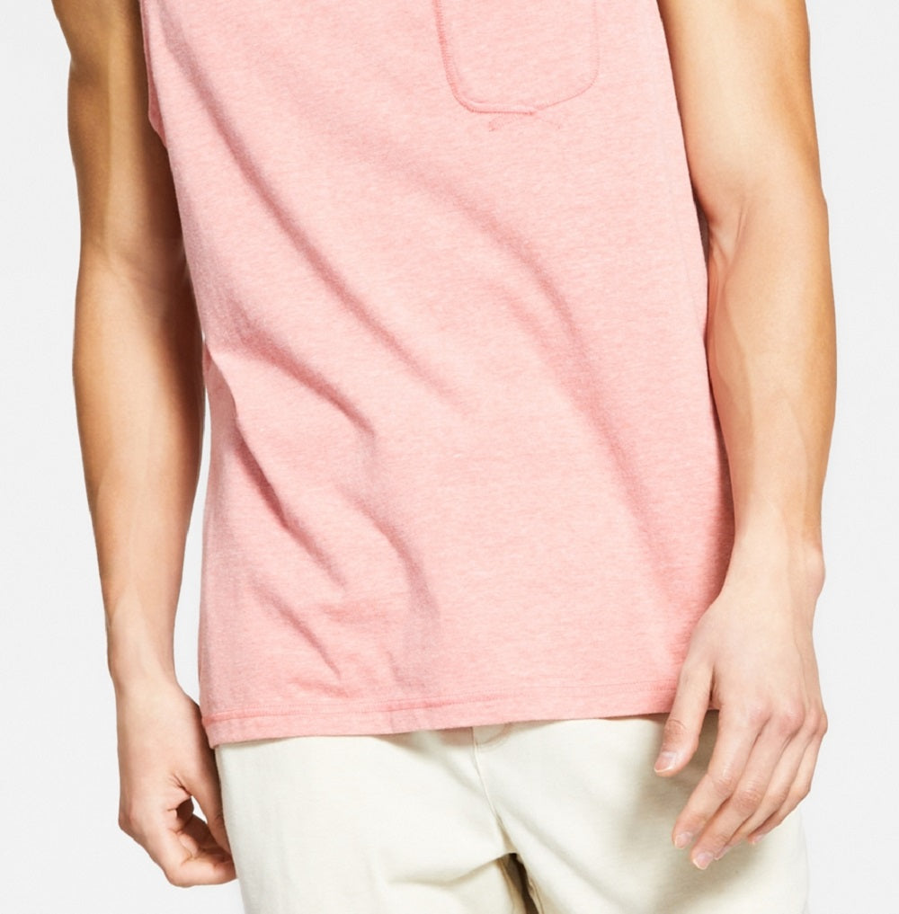 Pijama masculino Sun + Stone Sun Washed Knit Regata Laranja Tamanho XXG