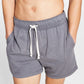 Pijama masculino Sun + Stone Sunwashed Knit Shorts cinza tamanho pequeno