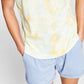 Camisa de dormir confortável Sunburst masculina Sun + Stone, amarela, tamanho extragrande