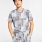 Pijama masculino Sun + Stone Paisley cinza tamanho pequeno